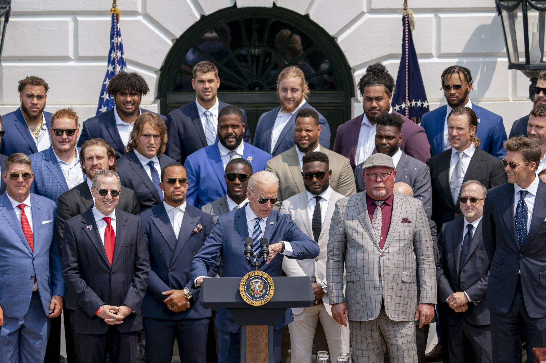 Biden Buccaneers Football
